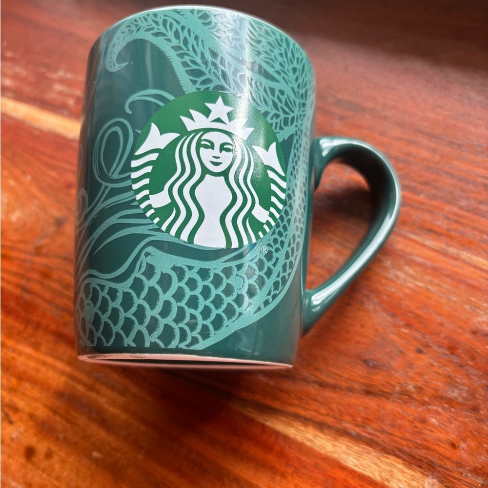 Starbucks Emerald Green Mug with Logo